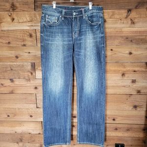 34 x 36 Rock & Roll Denim Double Barrel Straight